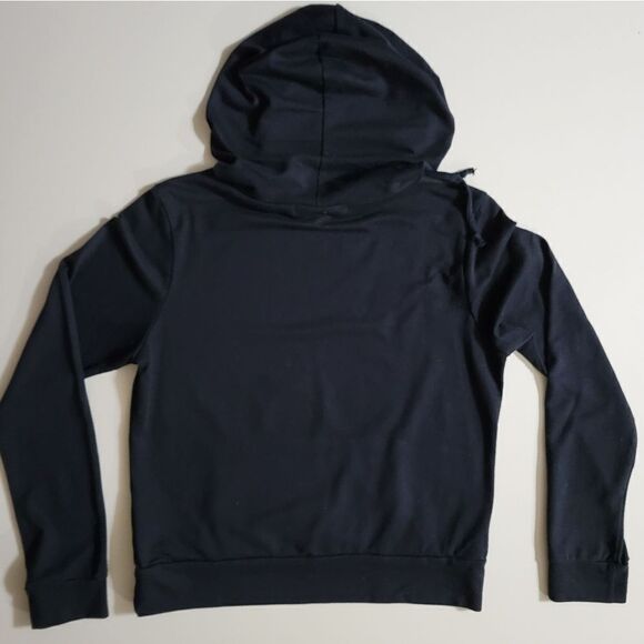 Realtree by Just Ginger Black Hooded Lightweight Women's Sweatshirt - Picture 10 of 10